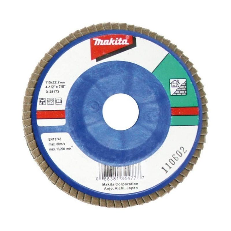 MAKITA - Disco Flap Carburo De Silicio Prem Marmol/granito/vidrio 4 1/2 Gr180