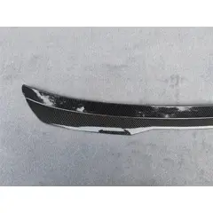 GENERICO - Alerón trasero plastico tipo fibra de carbono 995cm x 10cm