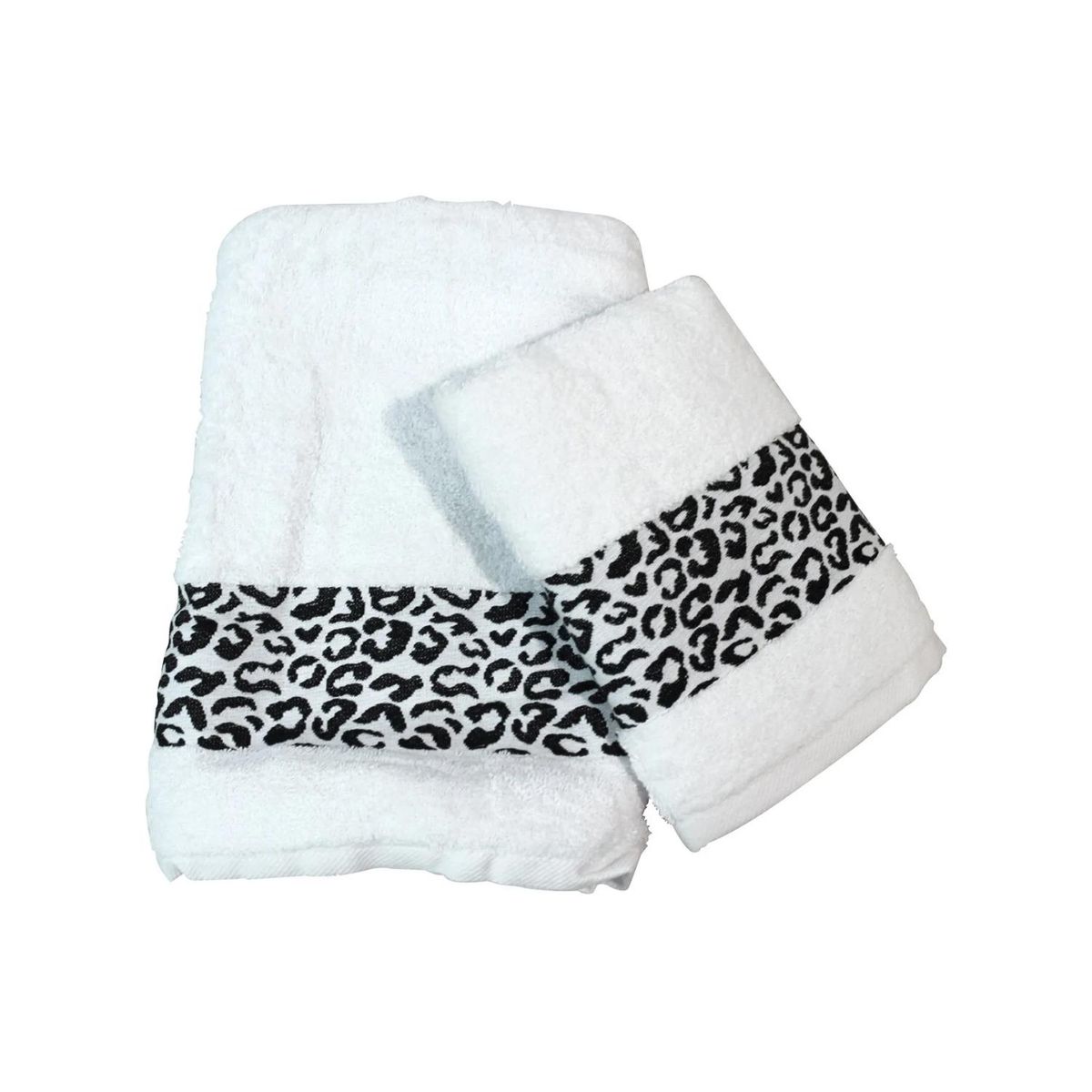 BYB - Juego De Dos Toallas Turcas Blanco/diseño B&b Kitchen - SC