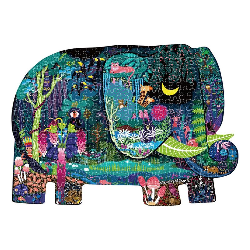 MIDEER - Puzzle 280Pcs Con Forma, Sueño De Elefante MiDeer