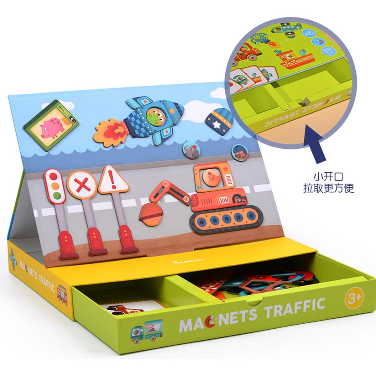 MIDEER - Juego De Transporte Magnético MiDeer