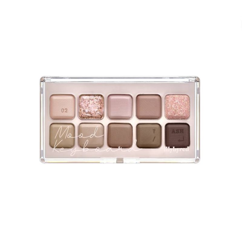 LILYBYRED - Paleta de Sombras Coreana Mood Keyboard 02 #Ash Mauve.