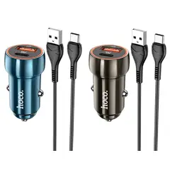 HOCO - Cargador de coche “Z46A” PD20WQC30 con cable C