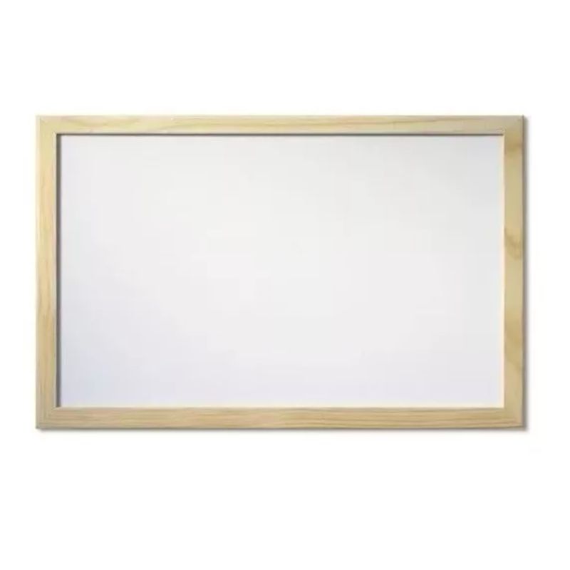 GENERICO - Pizarra Acrílica 20x30 Cm Con Marco De Madera Multiuso