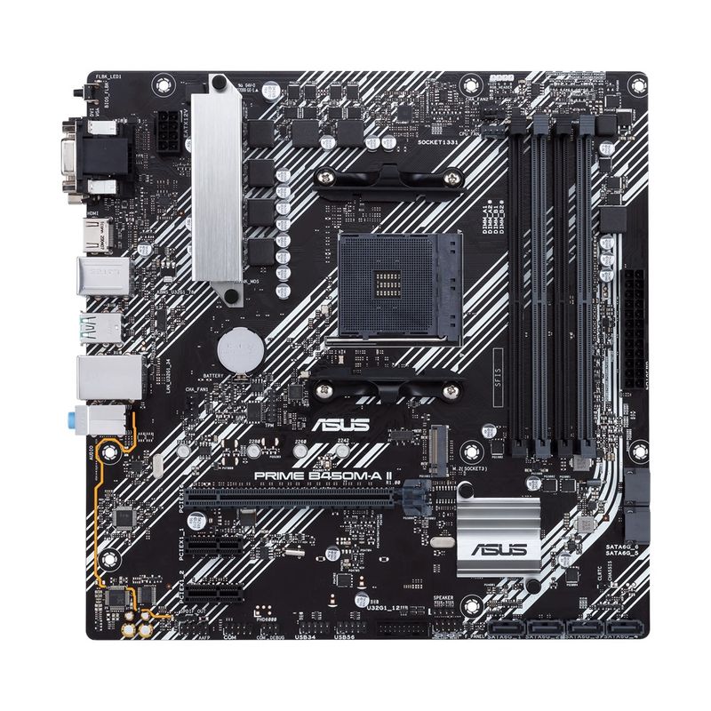 ASUS - Placa madre Asus B450M micro ATX AMD