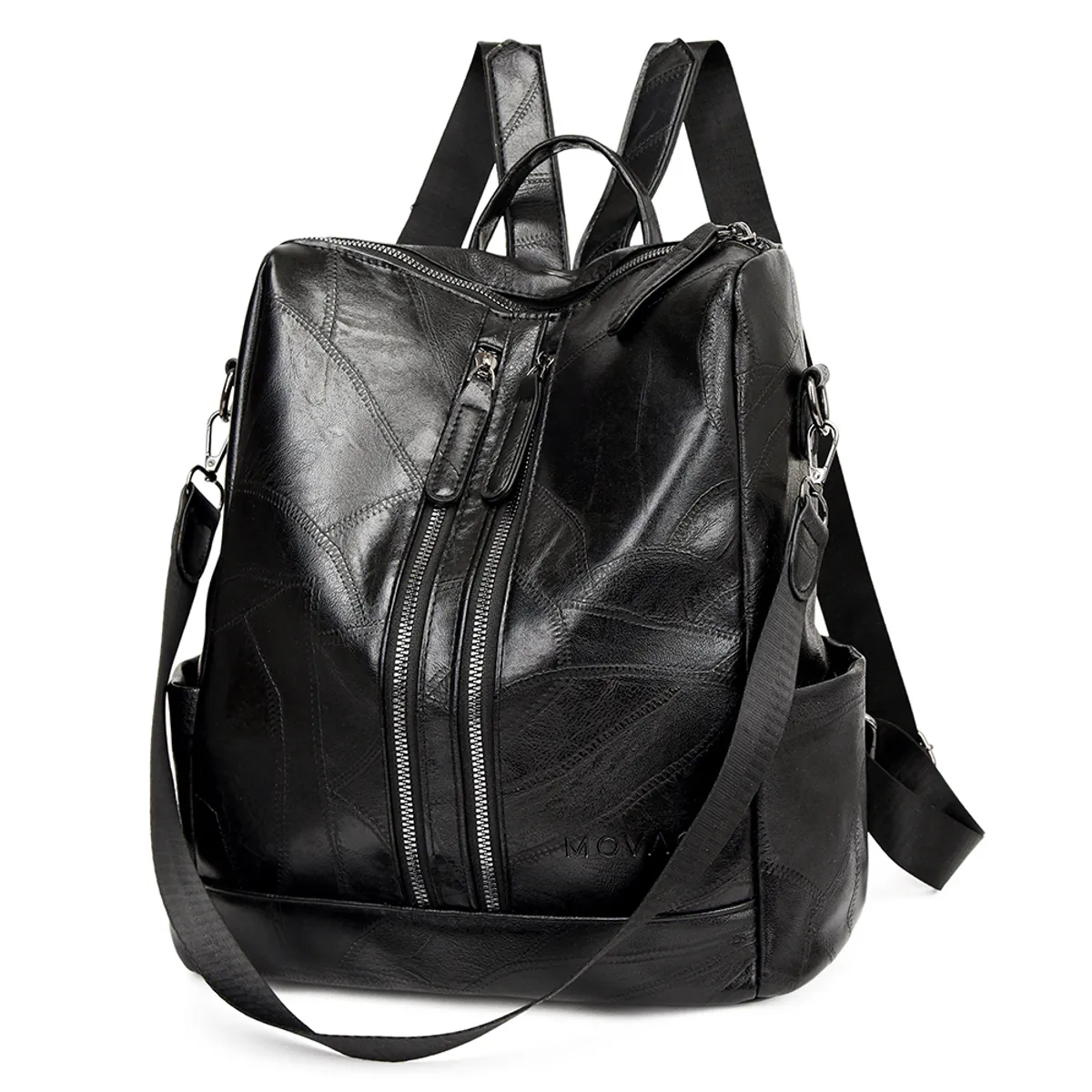 MV MOVAC - Mochila Ultra Elegance Mujer De Material Cuero PU Impermeable