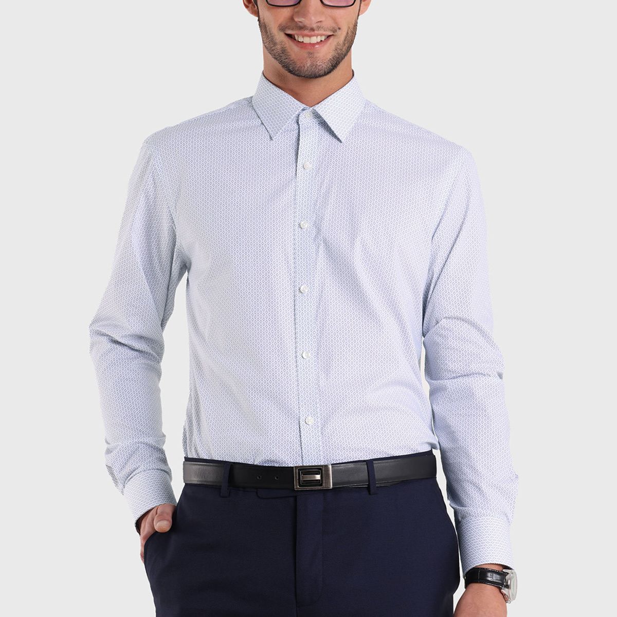 ARROW - Camisa Formal Spandex Print Arrow ARROW