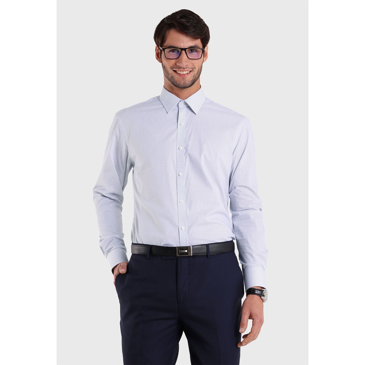 ARROW - Camisa Formal Spandex Print Arrow ARROW