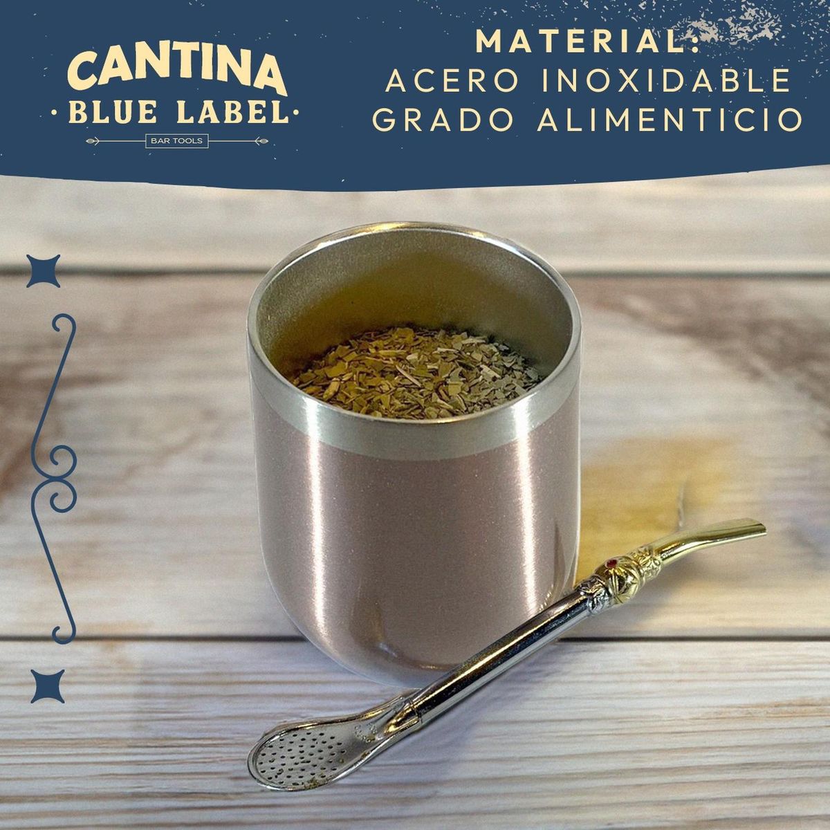 CASATUA - Vasos Termicos Acero Inoxidable Frío-Calor 340ml Set 2 unids - Cafe