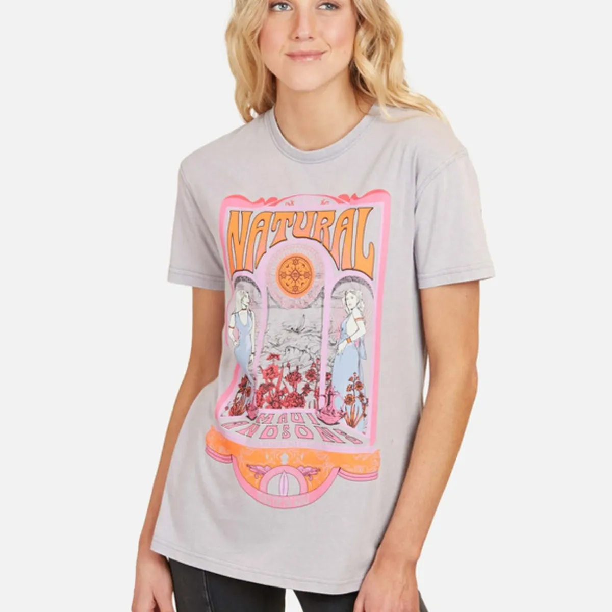 MAUI AND SONS - Polera In The Olympus Mujer Gris 