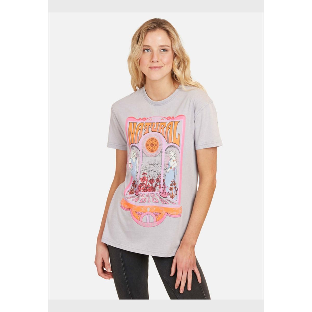 MAUI AND SONS - Polera In The Olympus Mujer Gris 