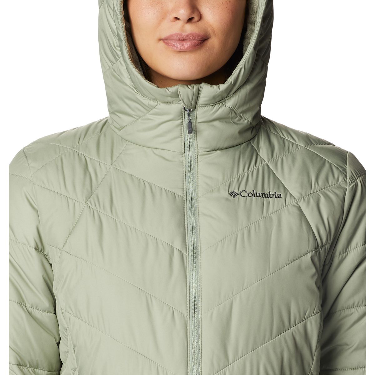 COLUMBIA - Parka Heavenly Hdd Jacket Verde Agua Mujer COLUMBIA