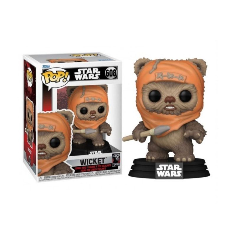 FUNKO - Funko Pop Star Wars Return of the Jedi 40th Wicket 608