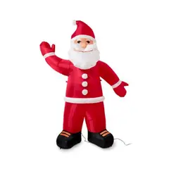 TCHIBO - Papá Noel XXL Auto Inflado Iluminado Led