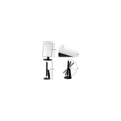 U BUY - Espejo 16 Luz Led Tactil Maquillaje Usb Portatil Giratorio.