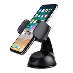 TECMASTER - Soporte de Auto para Tablero y Parabrisas PH50 Pro - Negro