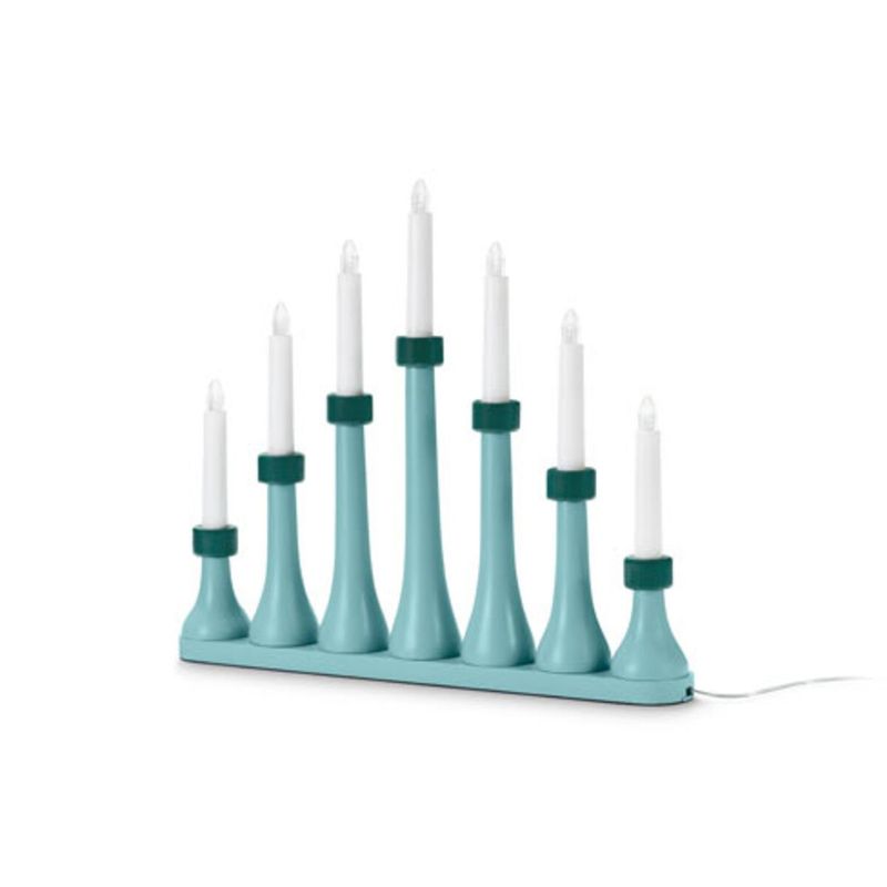 TCHIBO - Pirámide De Velas Madera LED Tchibo