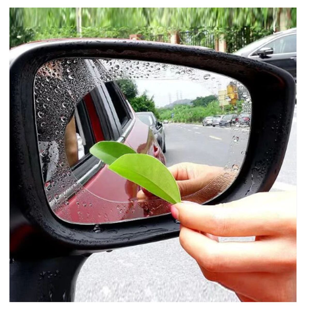 GENERICO - Par De Laminas Para Espejo Retrovisor Anti LLuvia