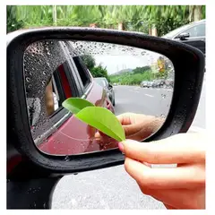 GENERICO - Par De Laminas Para Espejo Retrovisor Anti LLuvia