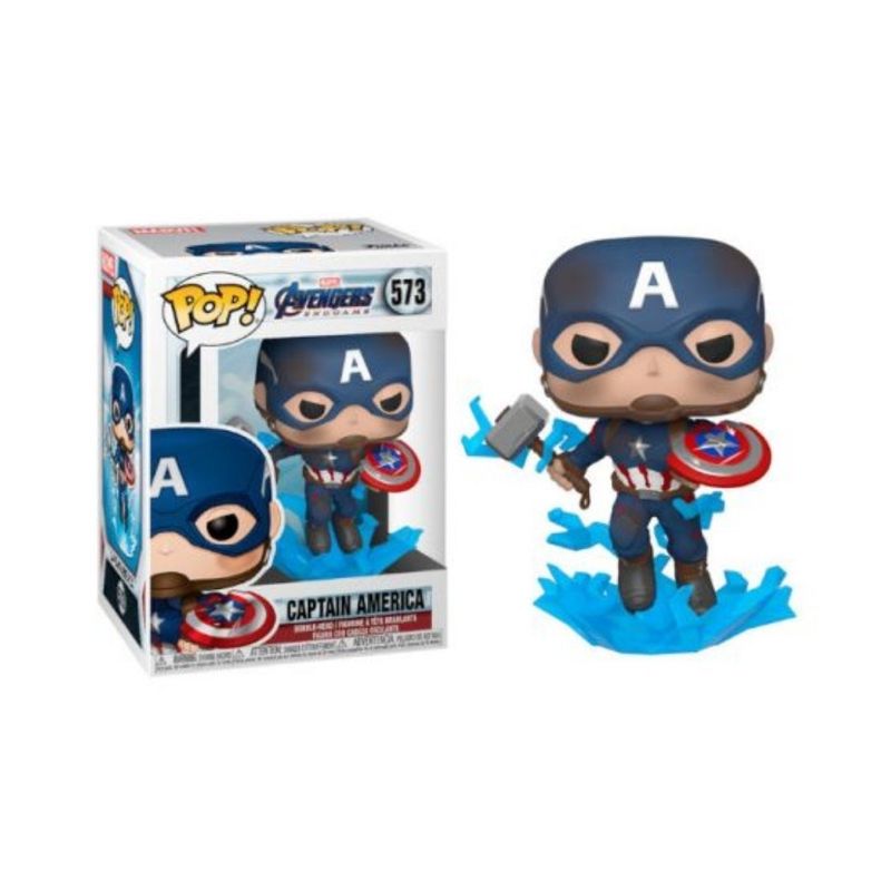 FUNKO - Funko Pop Marvel Endgame Captain America w/Broken Shield 573