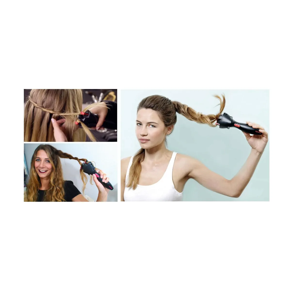 BABYLISS PRO - Trenzador De Cabello Twist Secret Con Pilas - SC.