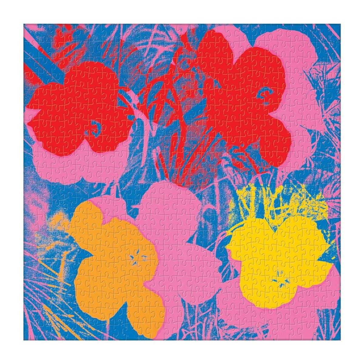 MUDPUPPY - Puzzle 500Pcs Flores De Andy Warhol Mudpuppy