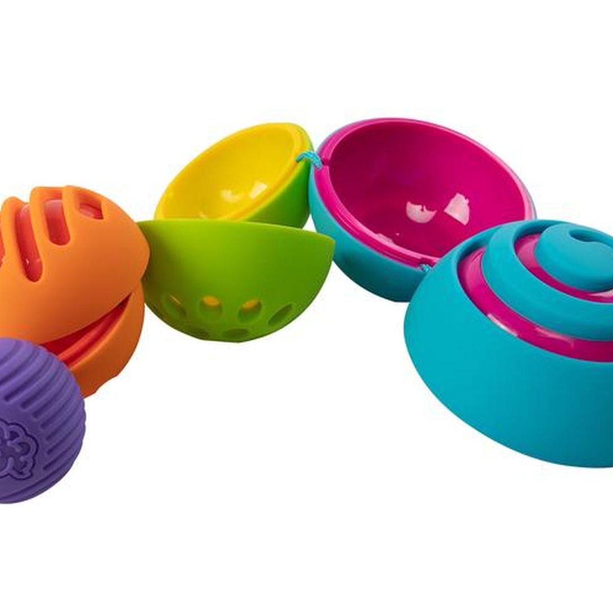 FAT BRAIN TOYS - Oombeeball, Pelotas Sensoriales Anidables FatBrain Toys