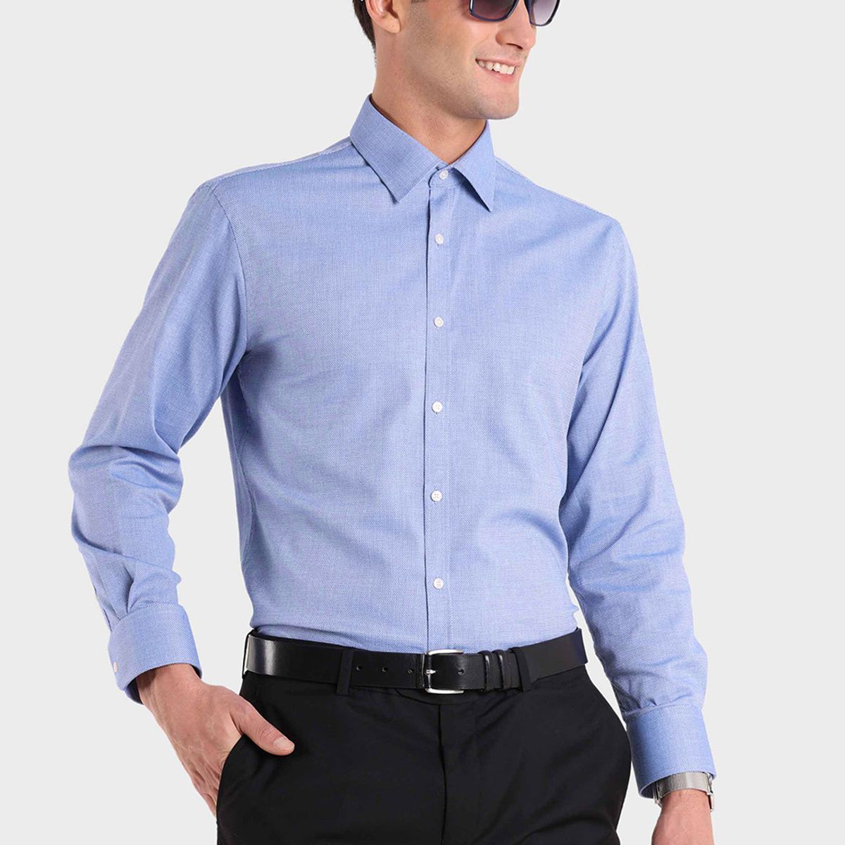 ARROW - Camisa Formal Spandex Texturada Arrow ARROW