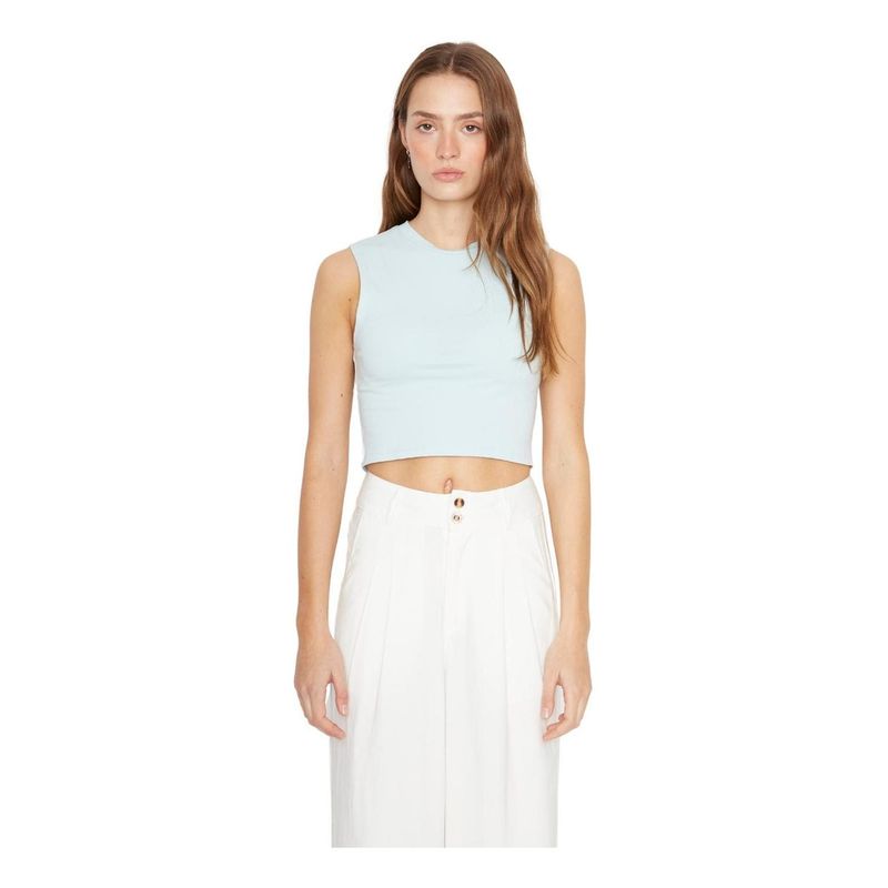 JACINTA TIENDA - Polera Ale II celeste Jacinta Tienda