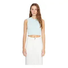 JACINTA TIENDA - Polera Ale II celeste