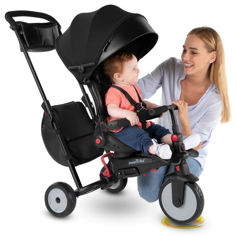 SMARTRIKE - Triciclo Convertible SMARTRIKE STR7 Urban Black