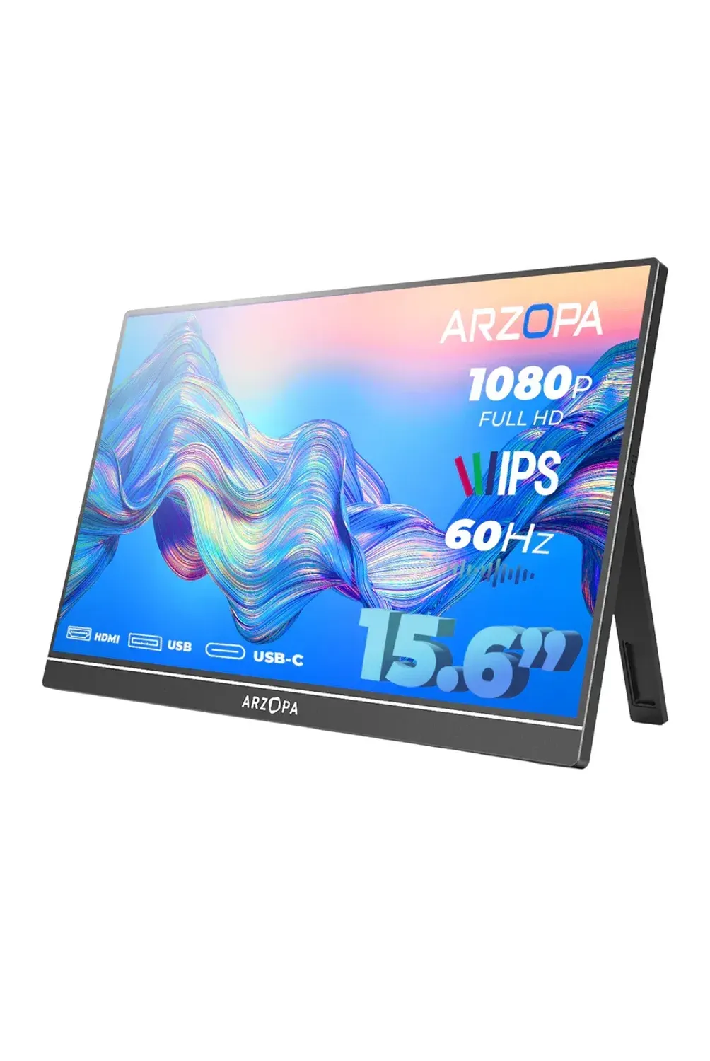ARZOPA Monitor Portátil 15.6 Full Hd - Hdmi Con Parlante