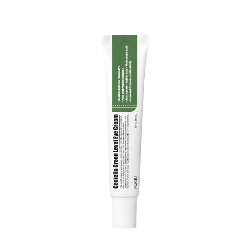 PURITO - Contorno de Ojos Coreano Centella Green Level Eye Cream.
