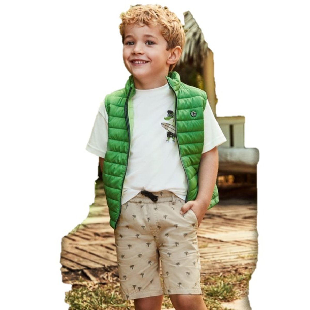 MAYORAL - Bermuda con algodón sostenible para niño