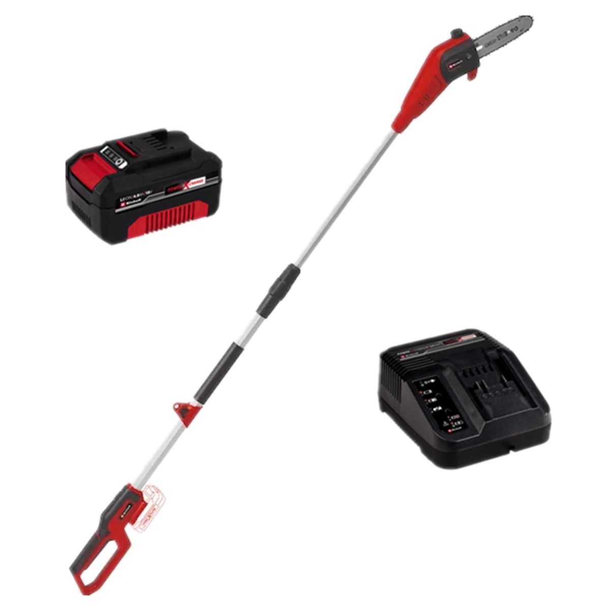 EINHELL - Podador De Altura Inalámbrico 18v Bateria  Cargador Einhell