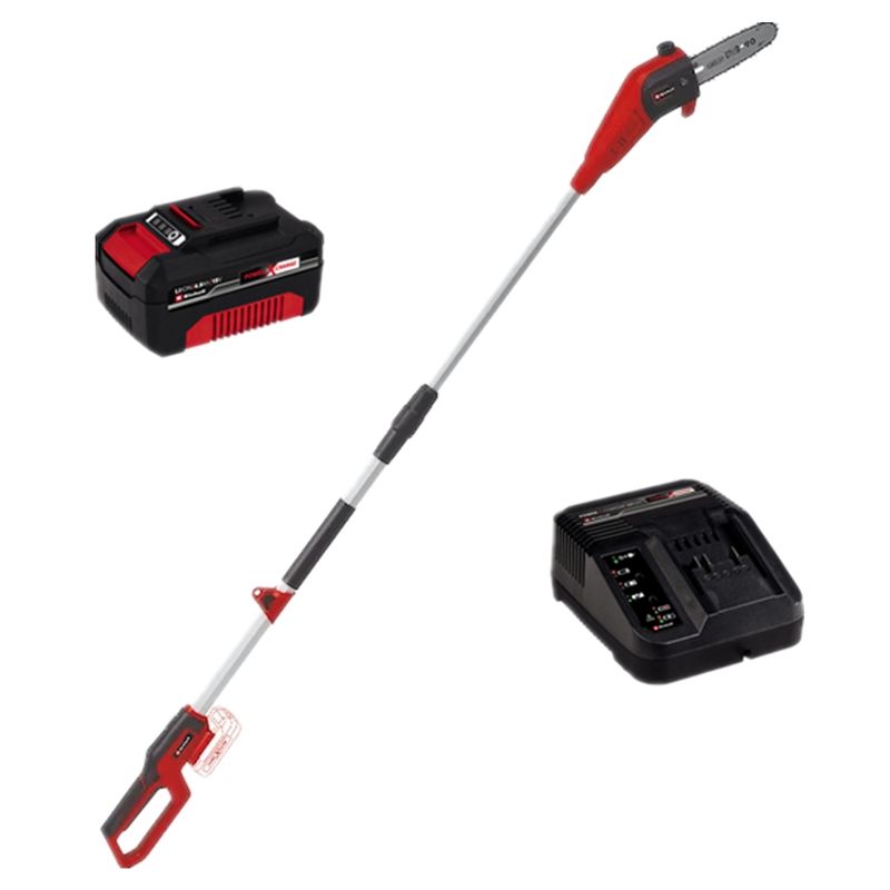 EINHELL - Podador De Altura Inalámbrico 18v Bateria  Cargador Einhell