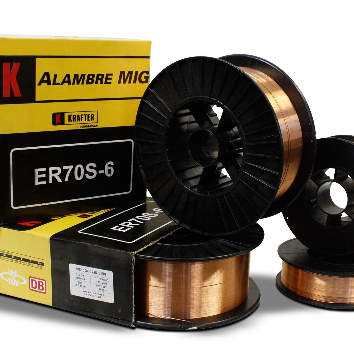 KRAFTER - ROLLO ALAMBRE MIG 10MM X 15KG