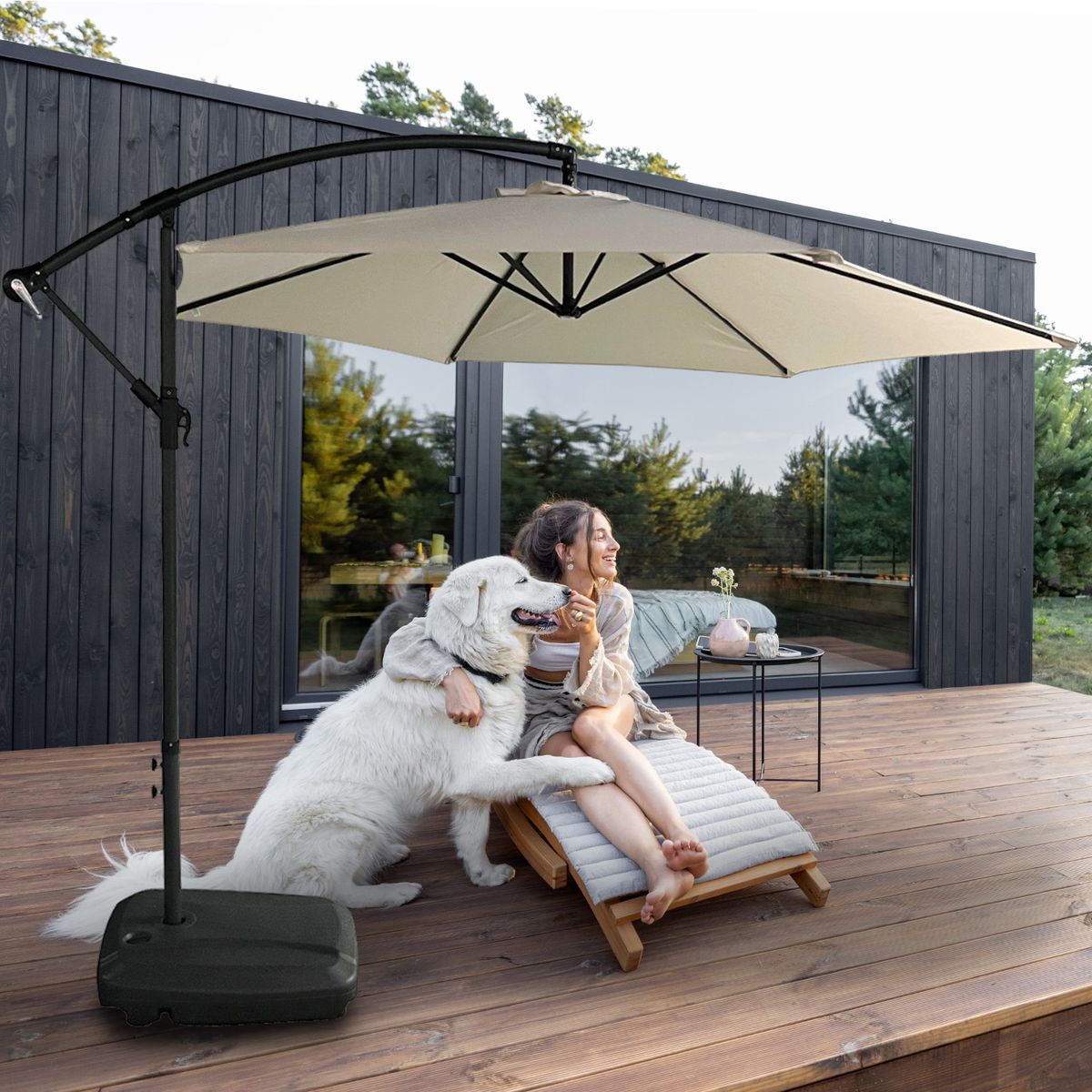 NOVAHUS - Quitasol Lateral 3M con base de agua