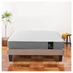 LATAM HOME - Cama Europea Zen Best Full 135x190 Cm Tela Beige