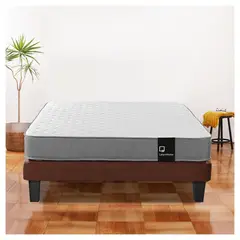 LATAM HOME - Cama Europea Zen Best Full Tela Chocolate