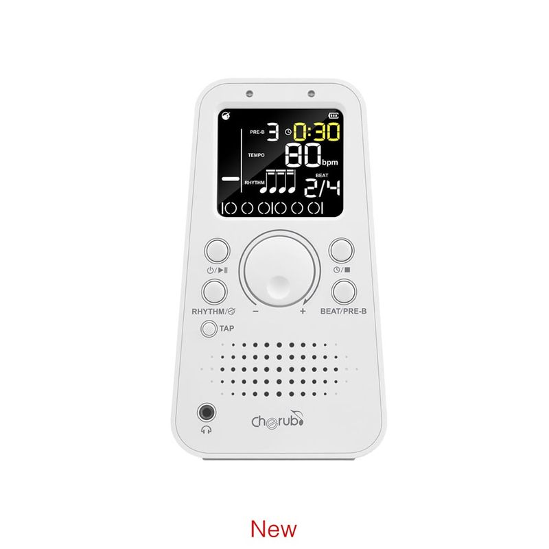 CHERUB - Metrónomo Recargable Blanco Cherub WSM-289