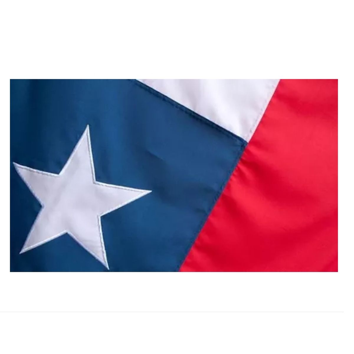 GENERICO - Bandera Chilena 90 X 135 Cm Tela Reforzada Estrella Bordada