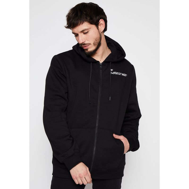 FAMILY SHOP - Poleron Hombre Dragon Negro Family Shop