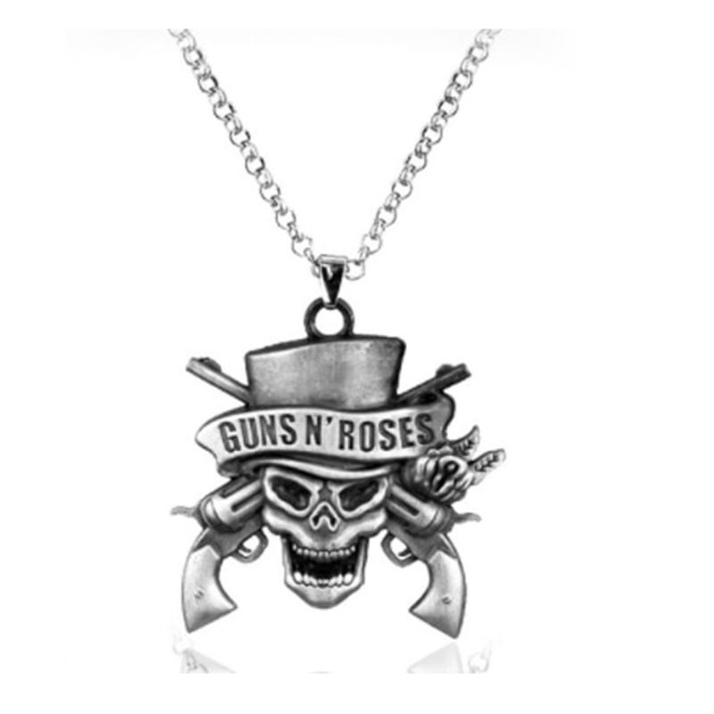 GENERICO - Collar Guns n Roses con cadena