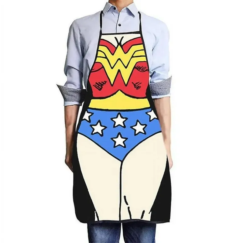 GENERICO - Delantal Mujer maravilla Wonder woman