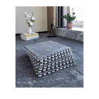 Set 10 Alfombras Goma Eva Peluda Niños Piso Felpa 30x30cm Gris