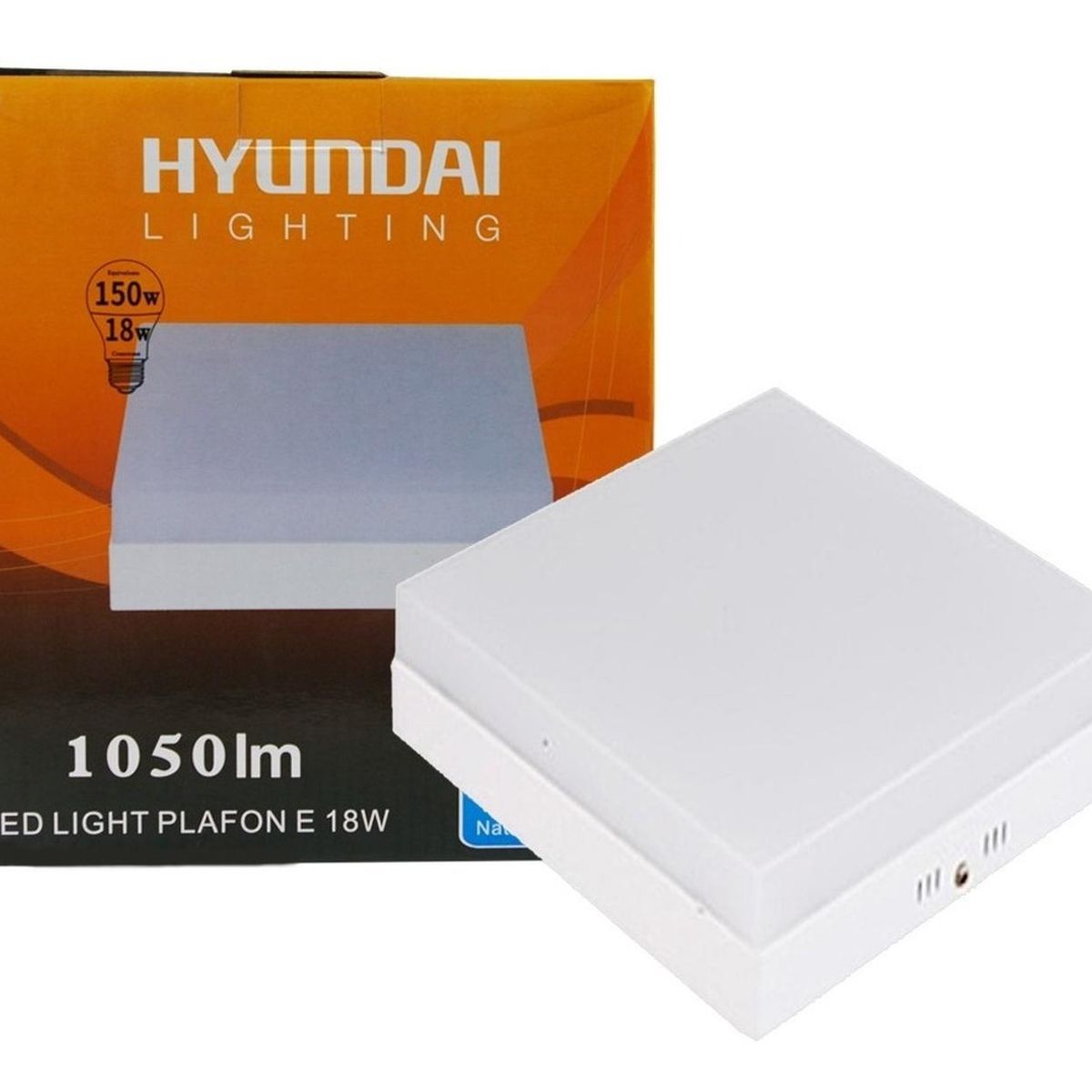 HYUNDAI - PANEL LED SOBREPUESTO ELEGANTE 18W 2700K HYUNDAI