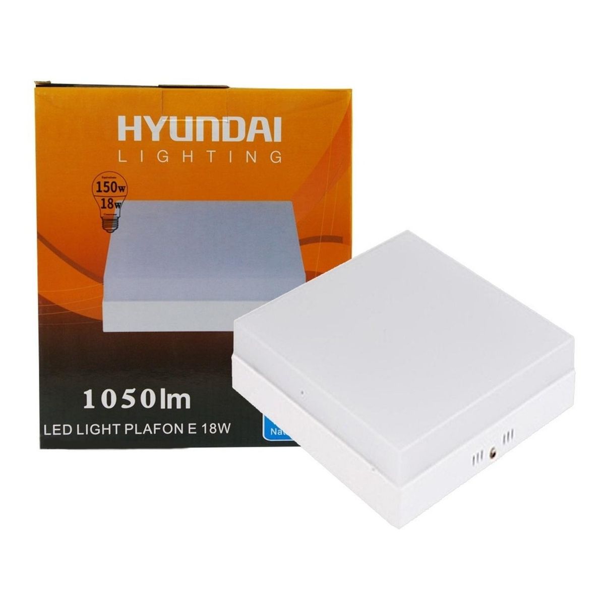 HYUNDAI - PANEL LED SOBREPUESTO ELEGANTE 18W 2700K HYUNDAI