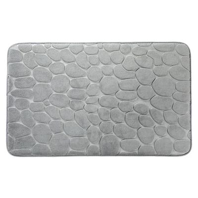 Imagen 2 del producto Alfombra De Baño Absorbente Suave Baño Piedras gris