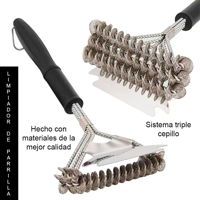 GENERICO - Cepillo para limpiar parrilla